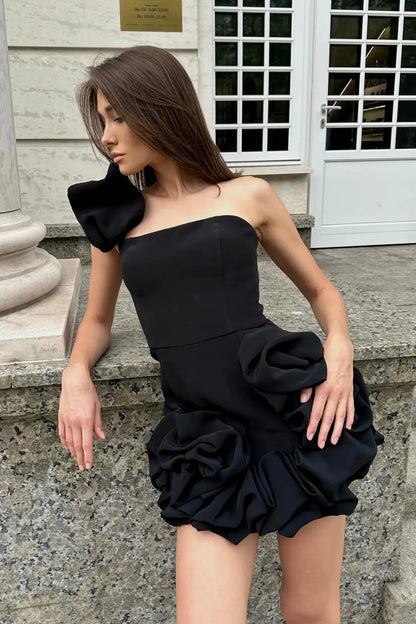 Elegant Rose Party Dress