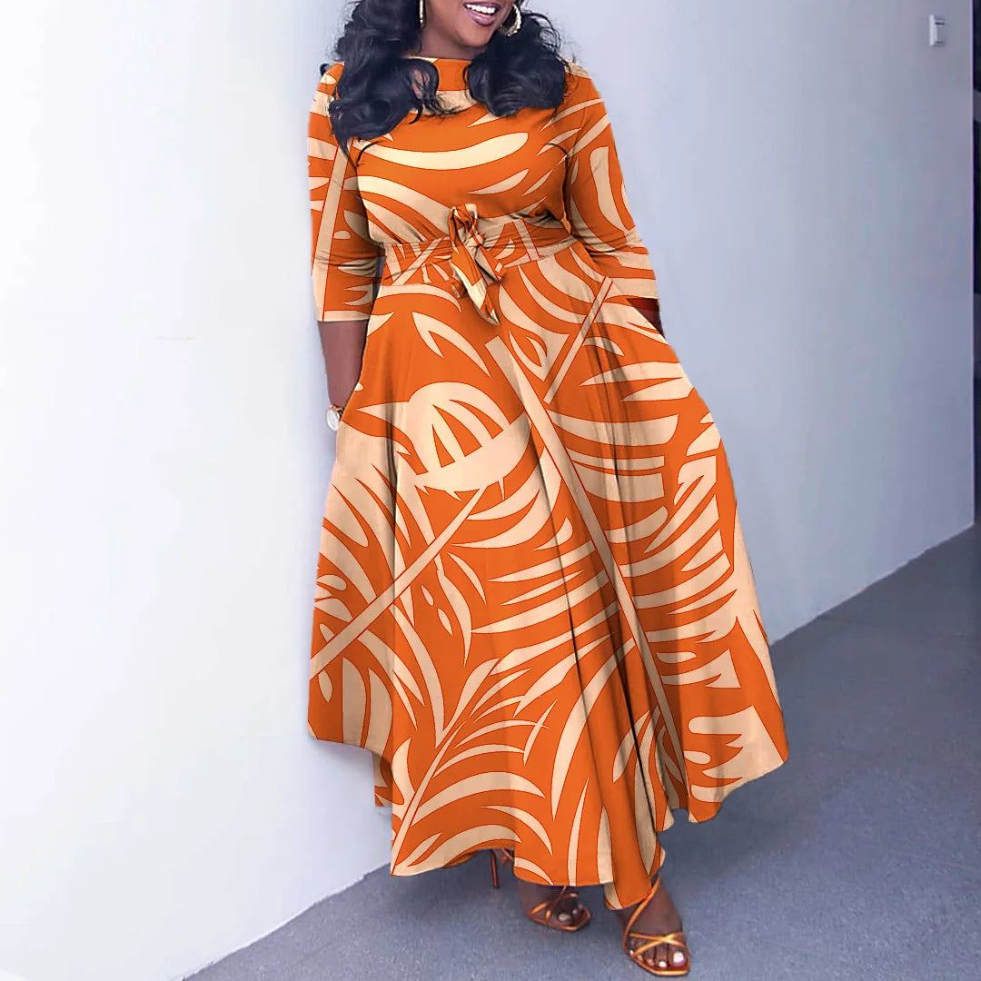 Elegant Plus Size Dashiki Dress