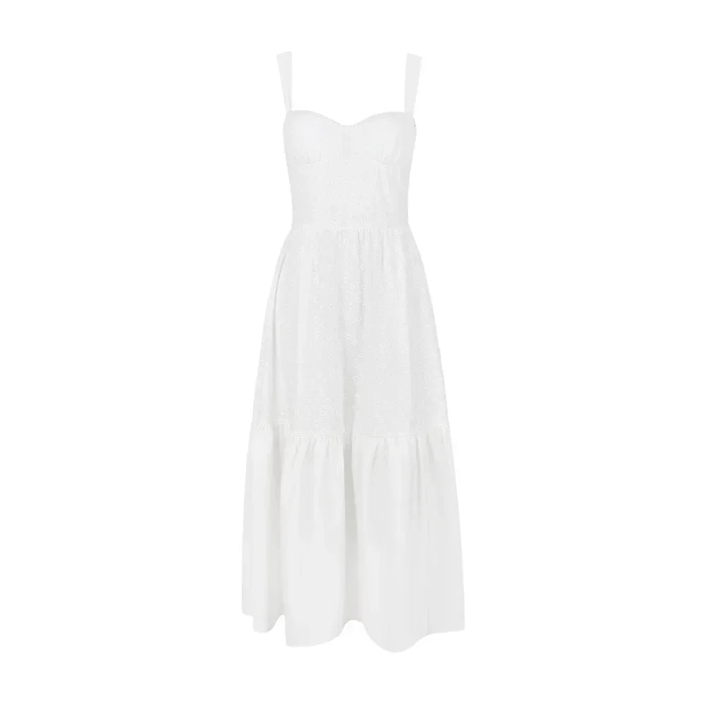 Chic White Slip Dress